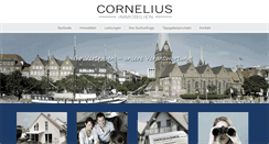Desktop Screenshot of cornelius-immobilien.com